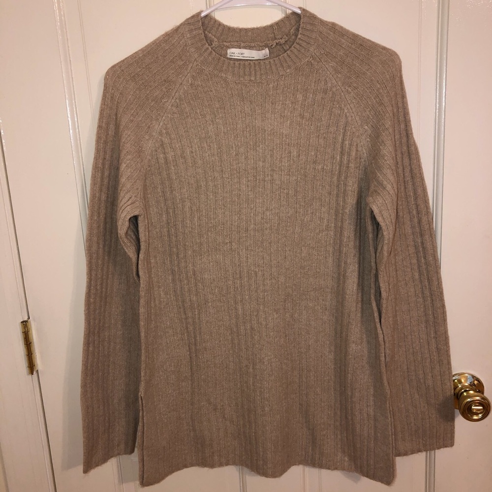 Oak + Fort ribbed crewneck